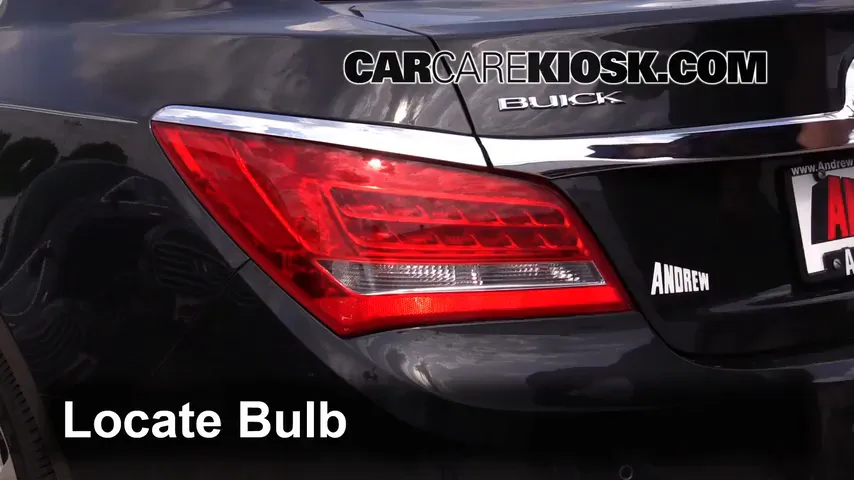 2015 Buick LaCrosse Leather 3.6L V6 FlexFuel Lights Reverse Light (replace bulb)